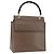 Gucci Vintage Bamboo Handle Leather Small Marrone