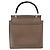 Gucci Vintage Bamboo Handle Leather Small Marrone - vista 2