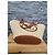 Borsa a tracolla Louis Vuitton Saint Jacques in pelle e rafia Marrone Paglia - vista 9