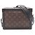 Borsa a tracolla Soft Trunk Louis Vuitton Marrone Nero
