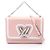 Borsa 2-Way Louis Vuitton Twist MM Rosa Bianco