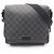 Borsa a tracolla Louis Vuitton District PM Damier Graphite Nero