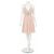 Vestido de seda con adornos Jenny Packham Rosa