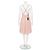 Vestido de seda con adornos Jenny Packham Rosa - vista 4