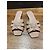Saint Laurent Sandali Tribute Nu Pieds in vernice Beige - vista 3