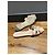 Saint Laurent Sandali Tribute Nu Pieds in vernice Beige - vista 7