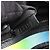 Borsa a tracolla Louis Vuitton Mini Soft Trunk Taiga Rainbow Nero Multicolore - vista 5