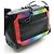 Borsa a tracolla Louis Vuitton Mini Soft Trunk Taiga Rainbow Nero Multicolore - vista 8