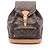 Mochila/Bolso Louis Vuitton Montsouris MM Castaño