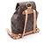 Mochila/Bolso Louis Vuitton Montsouris MM Castaño - vista 2