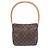 Sac à épaule Louis Vuitton Looping MM Marron