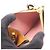 Tarjetero Anagram Square LOEWE con llavero Castaño Rosa Naranja - vista 3
