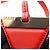 Bolso de hombro de cuero rojo Loewe Barcelona - vista 11