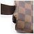 Borsa a Spalla Louis Vuitton Brooklyn PM Damier Ebene Marrone - vista 9