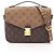 Borsa 2-Way Louis Vuitton Pochette Metis MM Marrone Nero