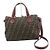 Fendi Vintage Bauletto Zucca Canvas Medium Bordò