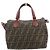Fendi Vintage Bauletto Zucca Canvas Medium Bordò - vista 2