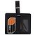 Saffiano PRADA Card Case Safiano leather Black Silver 2MC122 Auth BA14392A Silvery - view 13