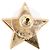 CHANEL Star Coco Mark Pierce Metal Gold Tone CC Auth SW2654SAM - vista 3