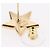 CHANEL Star Coco Mark Pierce Metal Gold Tone CC Auth SW2654SAM - vista 8