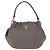 Bolso de hombro PRADA de cuero gris plata Auth 192752A Castaño - vista 13