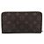 LOUIS VUITTON Monogram Porte Monnaie Zip Long Wallet M61727 LV Auth bs36107 Monogramma - vista 2