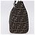 FENDI Zucca Canvas Handtasche Braun Silber Auth 192690A - Ansicht 3