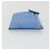 CHANEL Matelassé Münzbeutel aus Leder Hellblau Silber CC Authentisch 186603 - Ansicht 3