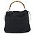 Bolsa de Mão GUCCI Bamboo Nylon 2way Preto Prata 001 1577 2615 Auth gh2147 - vista 13
