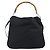 Bolsa de Mão GUCCI Bamboo Nylon 2way Preto Prata 001 1577 2615 Auth gh2147 - vista 2