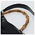 Bolsa de Mão GUCCI Bamboo Nylon 2way Preto Prata 001 1577 2615 Auth gh2147 - vista 8