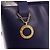 Céline Borsa a Spalla CELINE Circle in Pelle Viola e Oro Auth bs36092A D'oro Porpora - vista 18