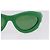 Óculos de sol BOTTEGA VENETA Rubber Green Auth bs36263M Verde - vista 4
