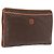 Céline Clutch CELINE Macadam in PVC e pelle marrone con finiture dorate Auth 192724A