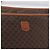 Céline Clutch CELINE Macadam in PVC e pelle marrone con finiture dorate Auth 192724A - vista 17
