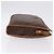 Céline Clutch CELINE Macadam in PVC e pelle marrone con finiture dorate Auth 192724A - vista 3