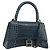 BALENCIAGA Borsa Hour in pelle 2way Navy Silver 593546 Auth 192706M Argento Blu navy