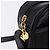 Borsa a Spalla Salvatore Ferragamo Vala in Pelle Goffrata Nera e Oro Auth ka5282 Nero D'oro - vista 10