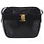 Borsa a Spalla Salvatore Ferragamo Vala in Pelle Goffrata Nera e Oro Auth ka5282 Nero D'oro - vista 13
