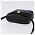 Borsa a Spalla Salvatore Ferragamo Vala in Pelle Goffrata Nera e Oro Auth ka5282 Nero D'oro - vista 6