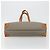 Borsa Tote Christian Dior in PVC e tela Grigio Oro Auth gh2170 Marrone D'oro - vista 5