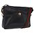 Borsa a Spalla GUCCI Horsebit Web Sherry Line in Pelle Nera e Oro Auth 192187A Nero D'oro