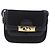 Céline Borsa a Spalla CELINE C Saluki Horse Carriage Nera Tonalità Oro Auth 191767A Nero - vista 13