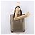 Borsa Tote GUCCI GG Supreme Web Sherry Line in PVC e pelle Beige Auth bs36101 - vista 21