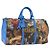 LOUIS VUITTON Masters Collection Keepall Bandouliere 50 M43344 Authentisch 191724SM Blau