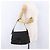 FENDI Zucchino Canvas Mamma Baguette Borsa a mano Nera Argento Auth BA14344 Nero - vista 25