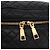 Borsa a tracolla in pelle VERSACE Nero Oro Auth am12055V D'oro - vista 10