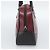 Borsa PRADA in Pelle Rossa Nera Auth ep15370 Nero Rosso - vista 3