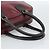 Borsa PRADA in Pelle Rossa Nera Auth ep15370 Nero Rosso - vista 7