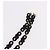 Collana a catena Christian Dior in metallo nero e oro Auth SW2535 D'oro - vista 12